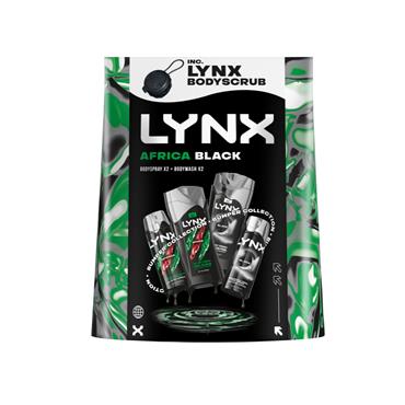 LYNX Africa+Black Collection + Shower Tool