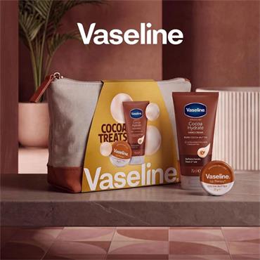 Vaseline Cocoa Treats Beauty Bag Gift Set