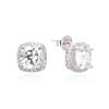Kilkenny Silver Square Halo Stud Earrings – Silver E1856SIL