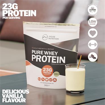Inside Nutrition Whey Protein Powder 1kg – Vanilla