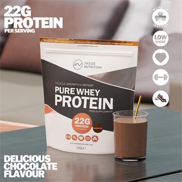 Inside Nutrition Whey Protein Powder 1kg – Chocolate