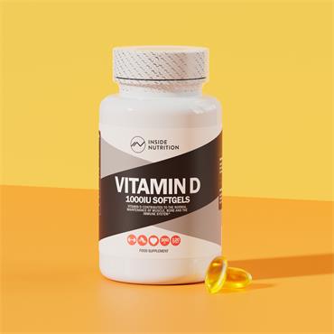 Inside Nutrition Vitamin D 1000IU Capsules