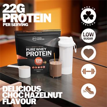 Whey Protein Powder 2Kg – Chocolate Hazelnut
