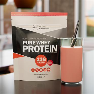 Whey Protein Powder 300g – White Chocolate & Raspberry