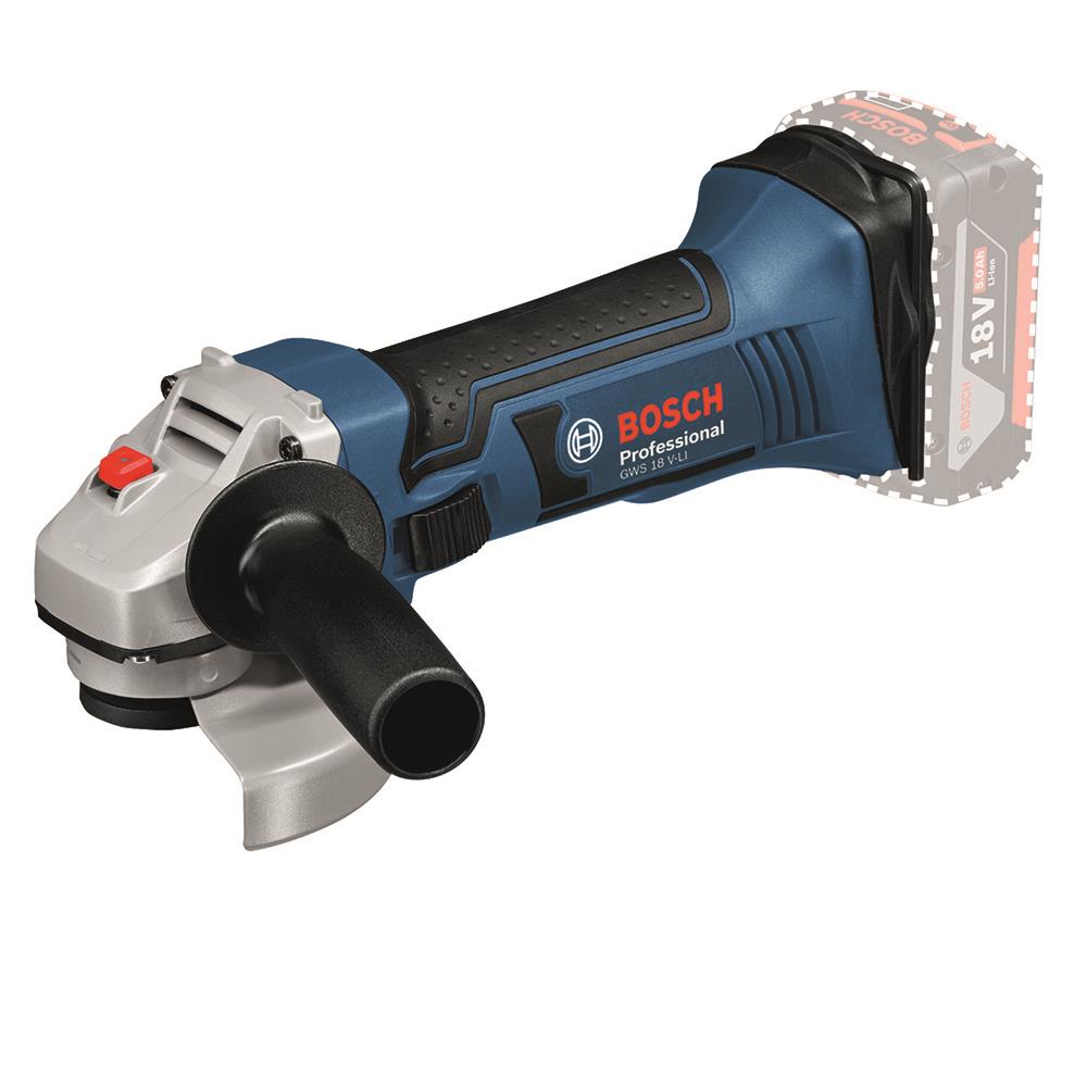 Bosch GWS18VLI Professional 18 V Angle Grinder Body Only Powertool