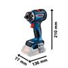 Bosch GSR 18V-90 FC Cordless Drill/Driver, L-BOXX, SDS Chuck - 06019K6204