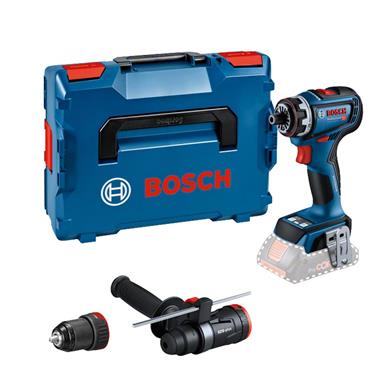 Bosch GSR 18V-90 FC Cordless Drill/Driver, L-BOXX, SDS Chuck - 06019K6204