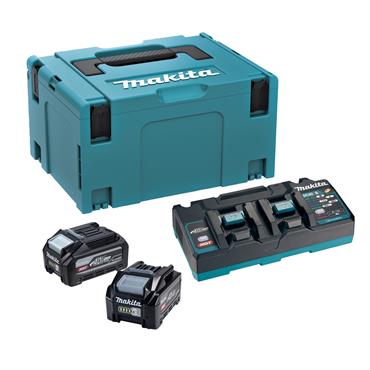 Makita Power Source Kit XGT - BL4040F (X2) DC40RB 240v - 1911E7-9