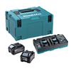 Makita Power Source Kit XGT - BL4040F (X2) DC40RB 240v - 1911E7-9