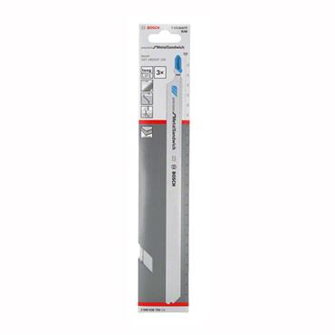 Bosch T1018AFP - PRO Metal Sandwich - Jigsaw Blade - 250mm - 3pcs - 2608636793