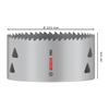 Bosch Pro Multi Material Hole Saw - 102mm - Threaded - 2608901534