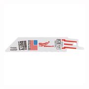 Milwaukee 100mm Cut Length Reciprocating Saw Blade - Pack of 5 - 48005185