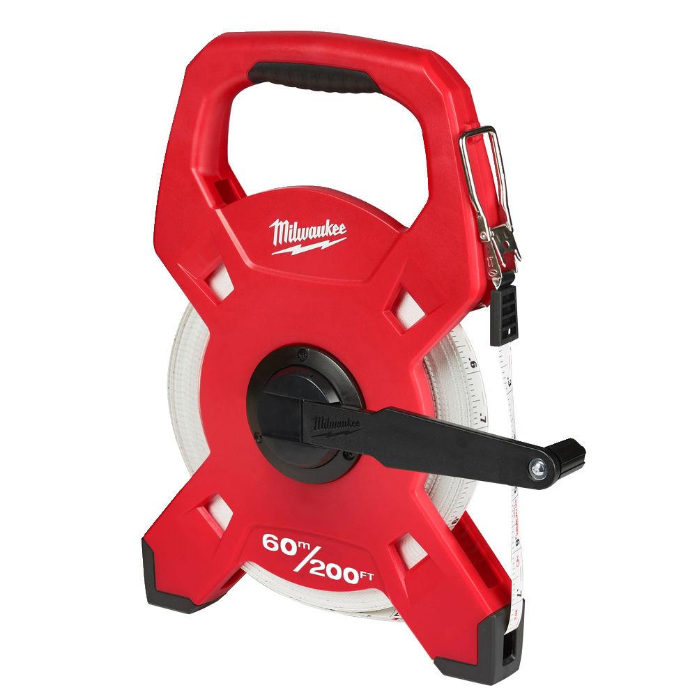 Milwaukee 60m/200ft Fibreglass Long Combi Tape 48225360 Powertool