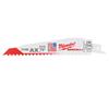Milwaukee AX 150MM X 5 TPI - Sawzall - Wood With Nails: HD AX D/Blades  - 5pcs - 48475021