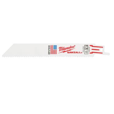 Milwaukee 150MM X 10 TPI - Sawzall - Multi Material: Wood/Metal/Plastic Blades - 5pcs - 48475092