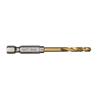Milwaukee Metal Drill  - ShW HSS-G TIN RED HEX - 4.0mm - 2pc - 48894708