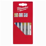 Milwaukee  Jigsaw Blade Set - 5pcs - 4932345825