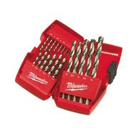 Milwaukee Thunderweb Ground Metal Drill Bit Set (1-10mm Ø) - 19pc - 4932352374