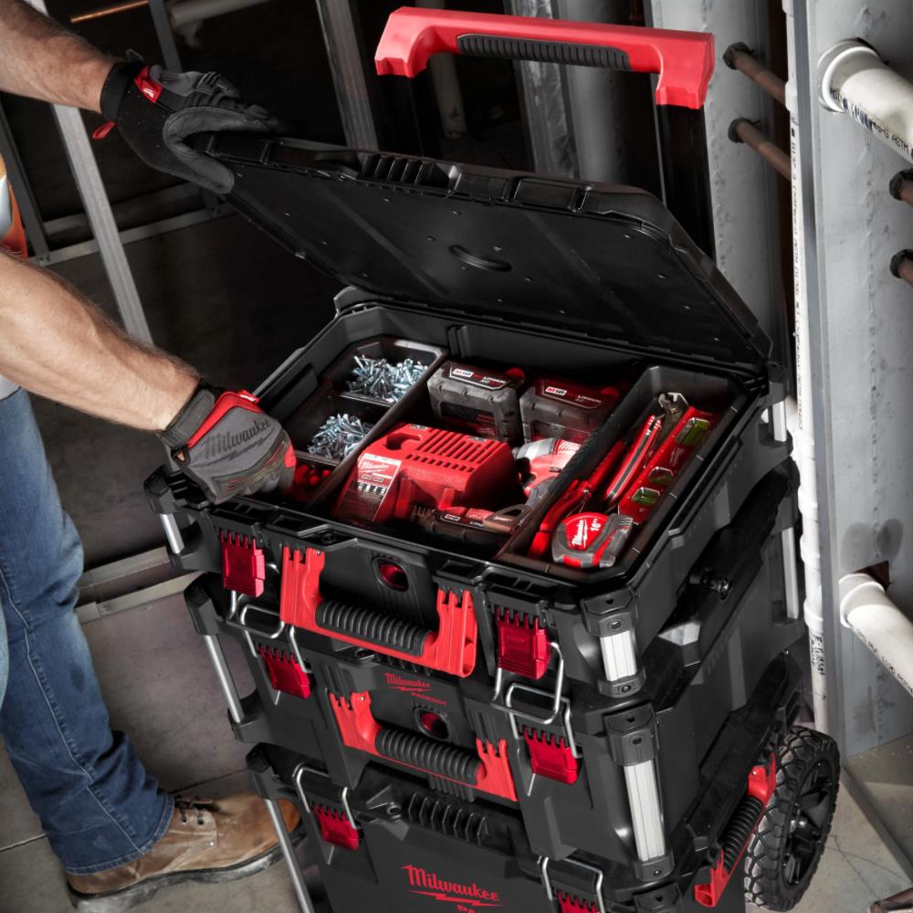 Milwaukee PACKOUT Modular Toolbox Storage System 3pc 4932464244 Powertool.ie Ireland