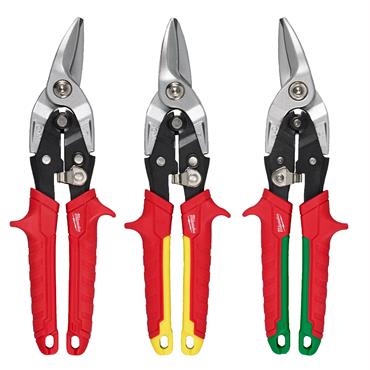 Milwaukee Aviation Snip Set - 3pc - 4932499020