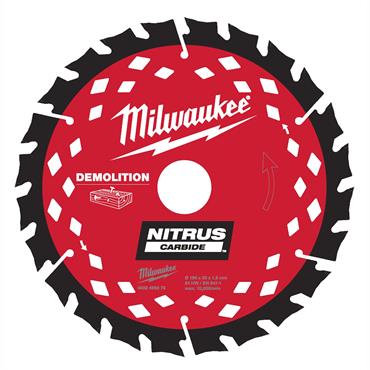 Milwaukee CSB Nitrus - P WD 190x30x1.6 x 24ATB - 1pc - 4932499376
