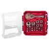 Milwaukee 25pv ¼? Drive Compact Ratchet Set in PACKOUT™ Compatible Box - 4932499470