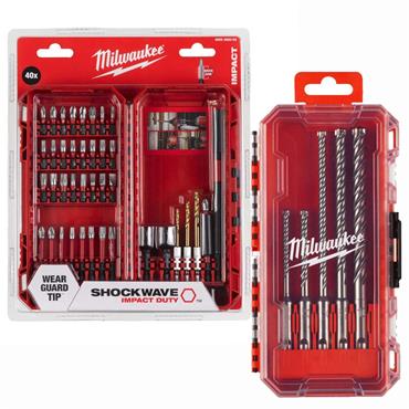 Milwaukee PACKOUT SDS+ Drill Bit & Impact Bit Accessory Set - 45pc -  4932499761