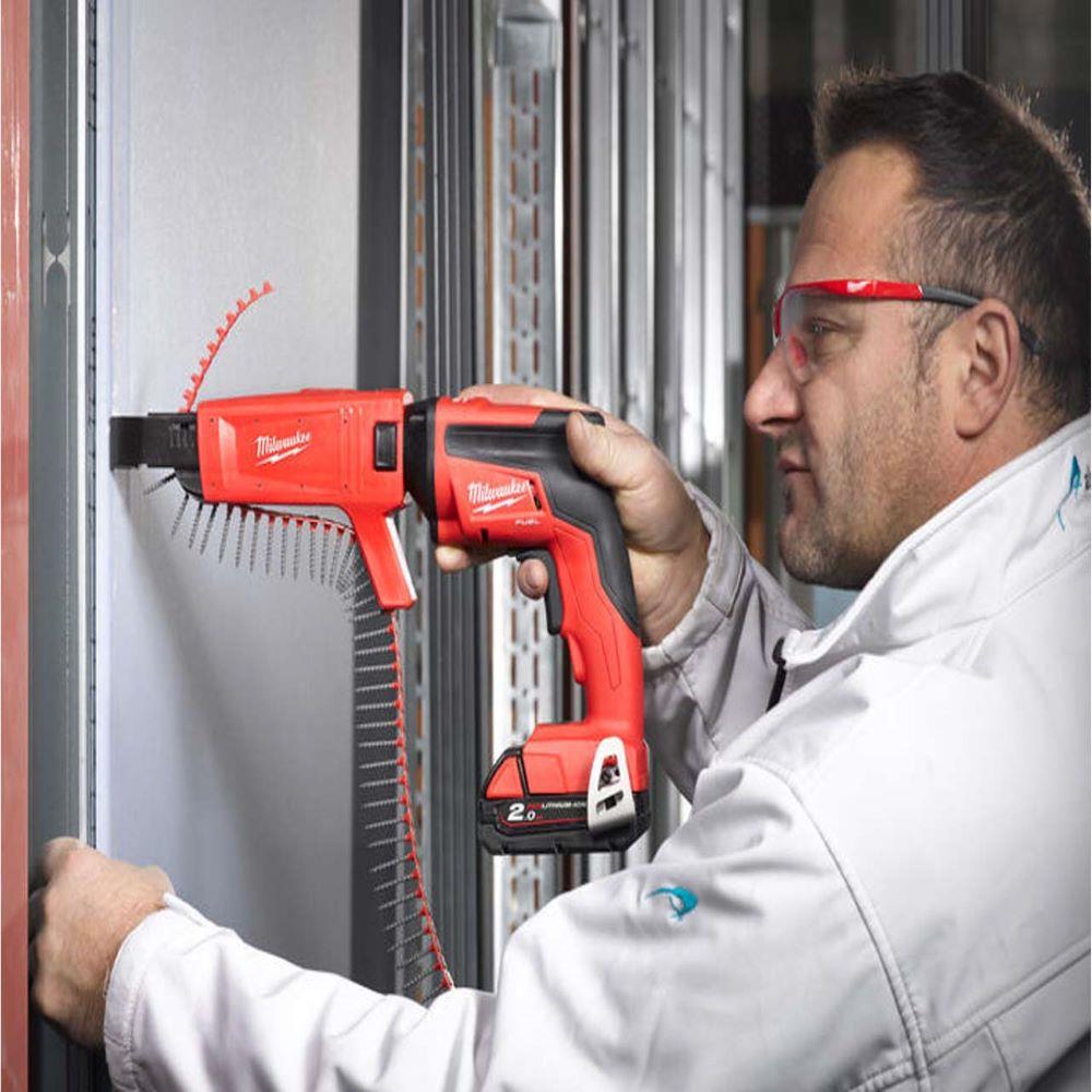 Milwaukee Drywall Screw Gun With Collated Attachment Body Only