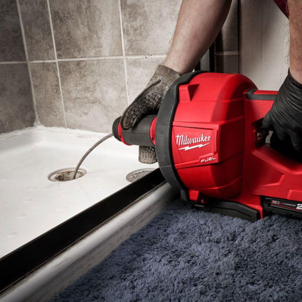 Milwaukee 18v FUEL 8mm Drain Cleaner Power Feed Body Only M18