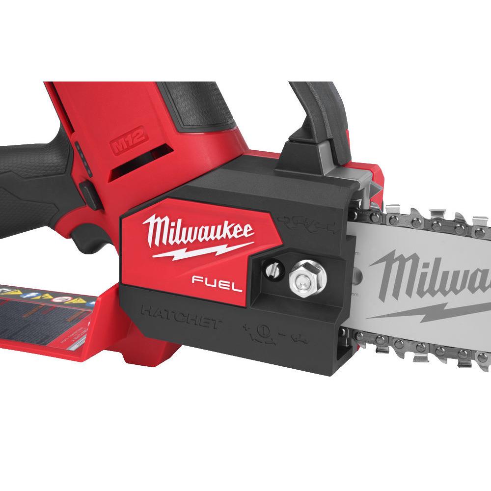 Milwaukee 12v FUEL Hatchet Pruning Saw 2x 6Ah Btteries/Charger/Kit