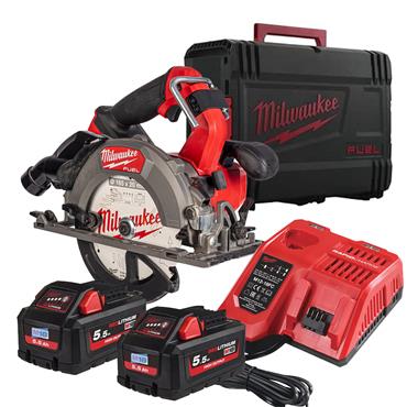 Milwaukee M18 FCSDC165-552C - M18 Fuel 165mm Deep Cut Circular Saw - 4933499998