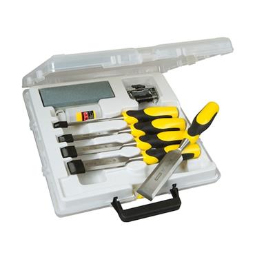 Stanley 5-16-421 - Dynagrip - 6,12,18,25mm Wood Chisel Set - 5 pc