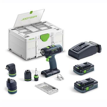 Festool T 18+3 HPC 4,0 I-Set - Cordless drill - Set - 577610