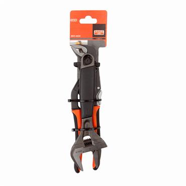 Bahco Adjustable Wrench & Waterpump Plier Twin Pack - 9031-8224
