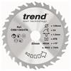 Trend Craft Thin Saw Blade - 136mmD x 24T x 20B x 1.5Kerf - CSB/13624TA