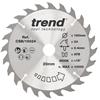 Trend Craft Combination Saw Blade - 160mmD x 24T x 20B x 2.4Kerf  - CSB/16024