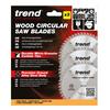 Trend  Craft Pro Saw Blades Triple Pack - 160mm diameter - Circular Saws CSB/16048A - CSB/160/3PK