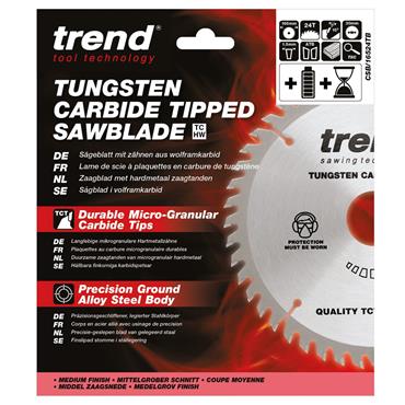 Craft Saw Blade - 165mm x 24 Teeth x 30 Thin - CSB/16524TB