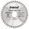 Trend Craft Pro Sawblades - Cordless - 165mm x 40 Teeth x 30 Thin - Circular Saws ATB - CSB/16540TB