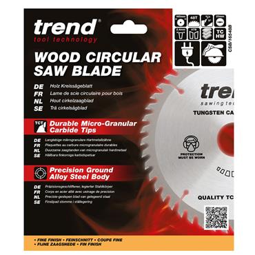 Trend Craft Pro Sawblades Triple Pack - 165mm diameter - Circular Saws ATB  - CSB/16548B