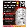 Trend Craft Pro Sawblades Triple Pack - 165mm diameter - CSB/165/3PK/C