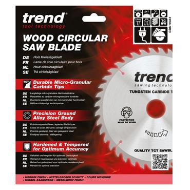 Trend Craft Pro Combination Cut Saw Blade  -  190mmD x 30mmBore x 24Tooth - CSB/19024