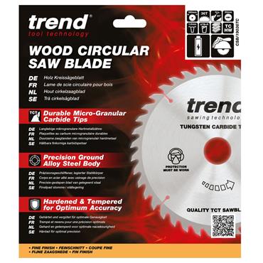 Trend Craft Saw Blade - 190mmD x 36T x 30B X 1.6Kerf - CSB/19036TC