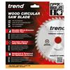 Trend Craft Saw Blade - 190mm x 36 Teeth x 5/8 Thin - Wormdrive - CSB/19036TW
