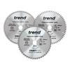 Trend CSB/250/3PK - Trend Wood Circular Saw Blade - 250mm x 30mm x 48/60/84T - 3 Pack