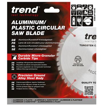 Trend Craft Almin & Plastic Saw Blade - 165mmD x 20B x 48T- CSB/AP16548