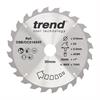 Trend Wood Cordless ATBR Mitre Saw Blade 216mm x 30mm x 24T - CSB/CC21624T