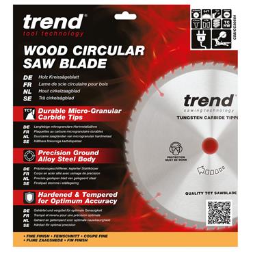 Trend Craft Saw Blade Crosscut - 305mm x 64 Teeth x 30mm Thin - CSB/CC30564