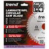 Trend Craft Saw Blade - Plunge Saws - 165mmD x 20B x 48T - S/Fine- CSB/PT16548