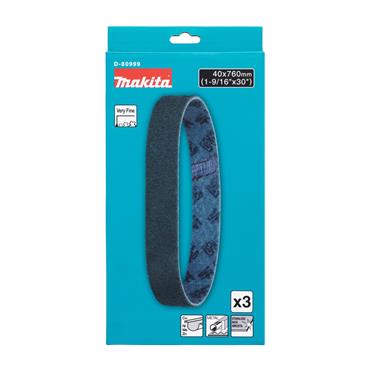 Makita D-80999 - Fine Conditioning Belt - 3pk - 40x760mm